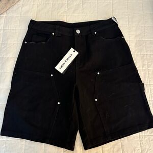 Black Cargo Shorts
